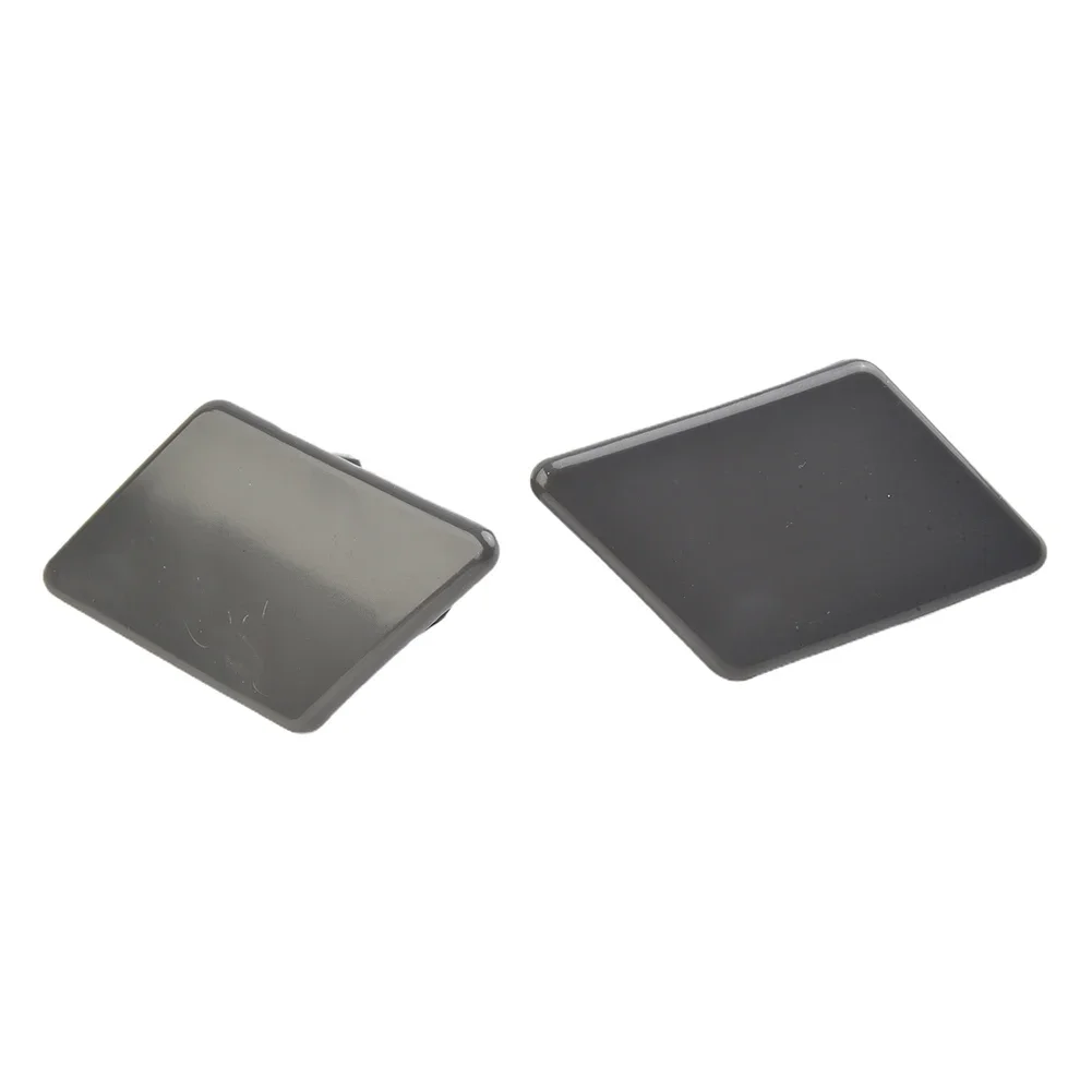 

Headlight Washer Jet Cap Headlight Cleaning Nozzle Cover L-61677211209 Left&Right Plastic 1 Pair Black Bumper Washer Front