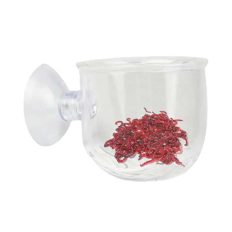 

Fish Feeder Brine Shrimp Feeder Red Worm Feeding Feeder Strong Suction Aquarium Plant Pot Holder Fish Food Feeding Tool