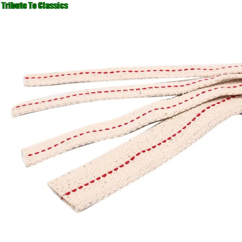 1Meter Kerosene Lamp Wick Braided Cotton Wick Flat Cotton Oil Lamp For Oil 1.1cm,1.2cm,1.5cm,2.5cm kerosene lamp wick