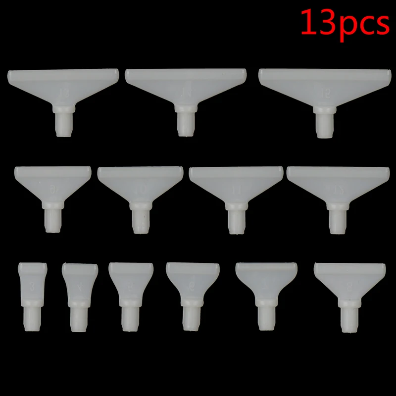 13Pcs Replacement Embroidery Point Drill Pen Heads For 5D Diamond Painting Cross Stitch Fixing Quick Tool DIY Crafts Supplies diamond painting accessories diamond painting pen