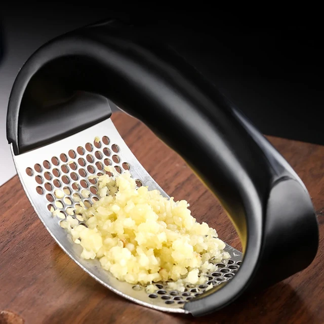 Stainless Steel Garlic Press 2