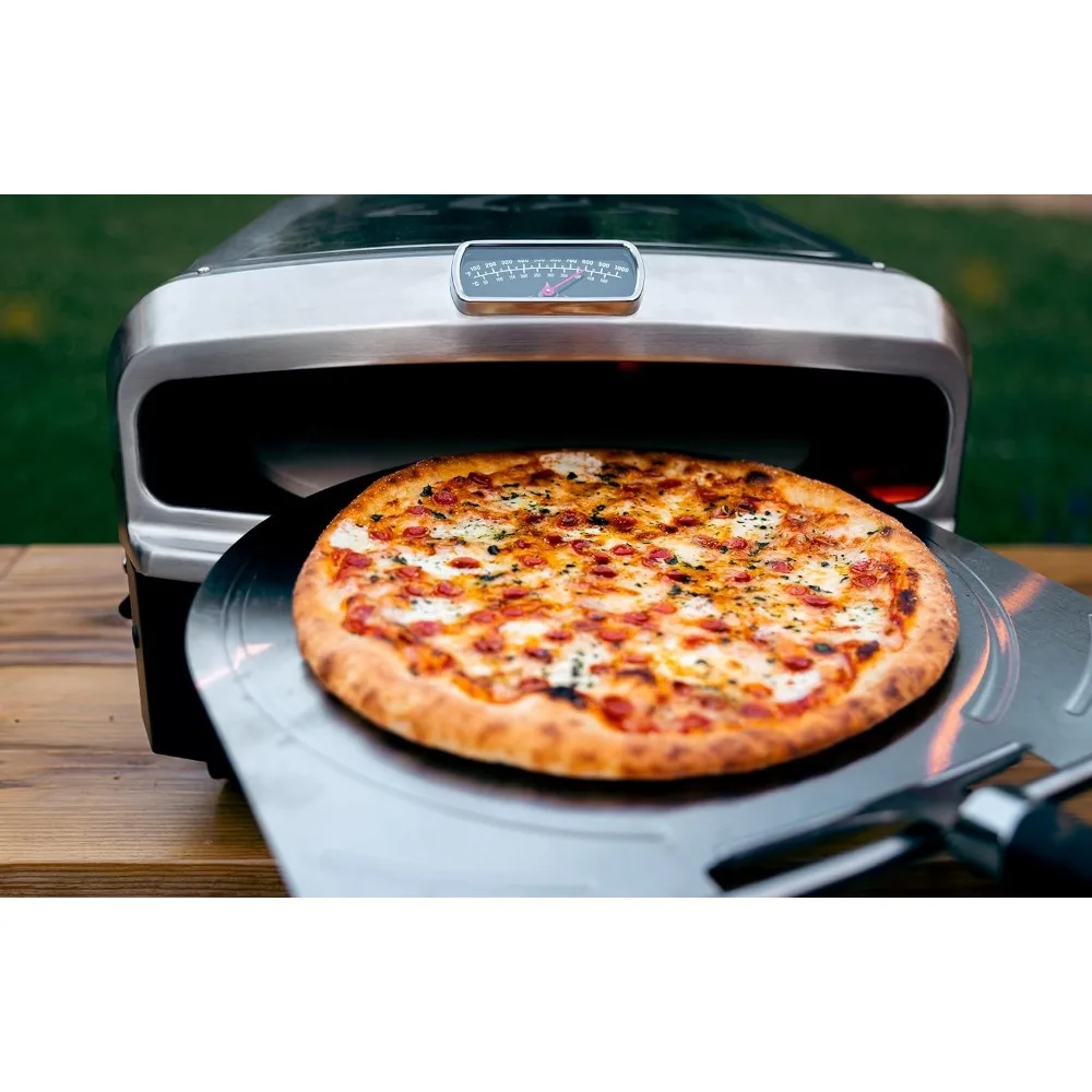 Versa 16 Propane Gas Outdoor Pizza Oven with Rotating Cooking Stone Portable Appliance for all Outdoor Kitchens