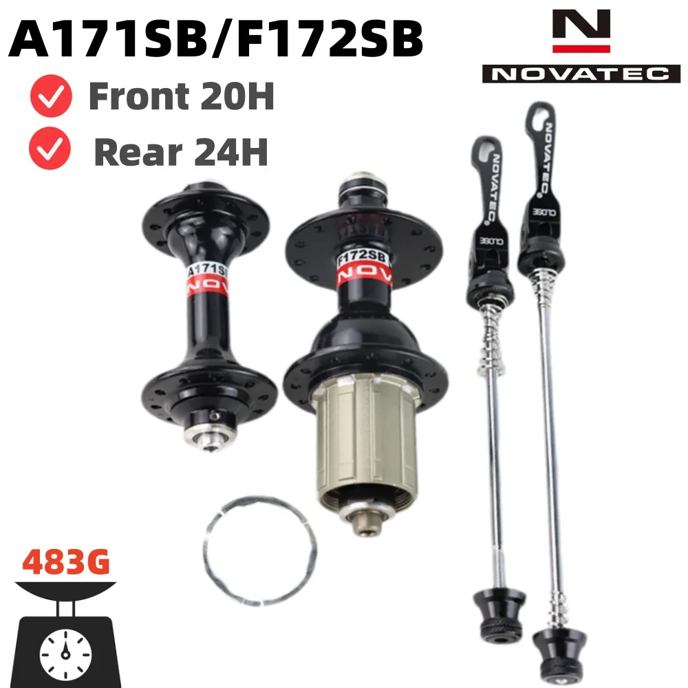 NOVATEC フロント リアハブ ホイール 20H 24H ロードバイク Novatec