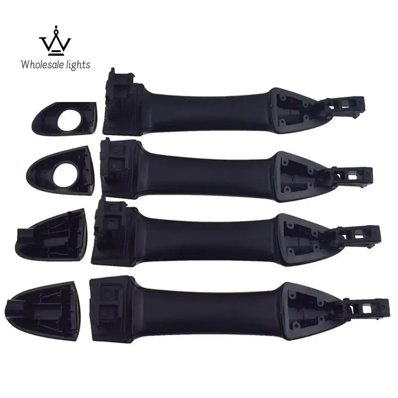 Kia Picanto 2011-2016 용 4Pcs 외부 도어 핸들-82651-1Y000 82661-1Y000 83651-1Y000 83661-1Y000
