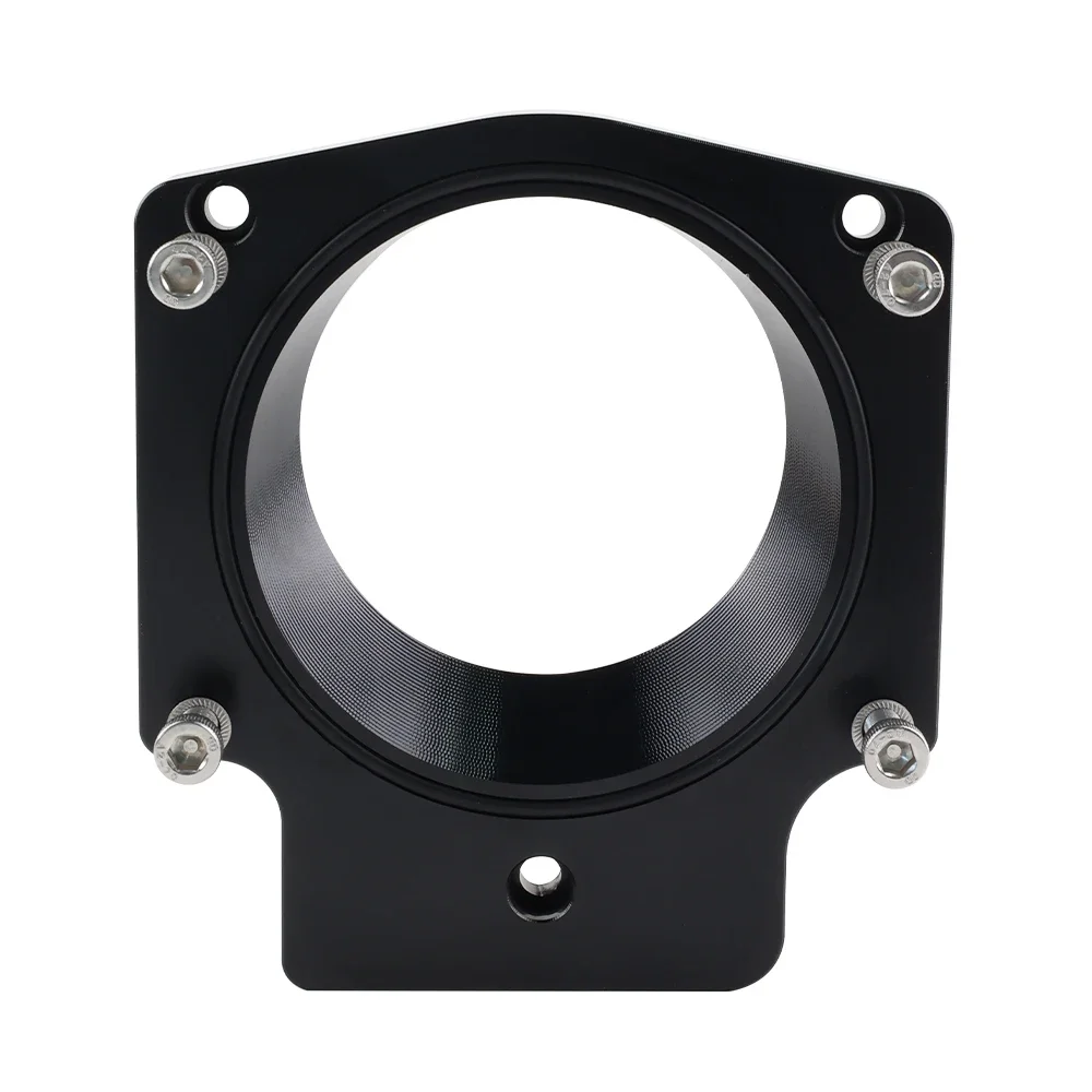 92mm Intake Manifold Throttle Body Spacer Adapter For LS1 LS2 LS3 LS6 LS7 LSX Silver Black manifold adapter plate