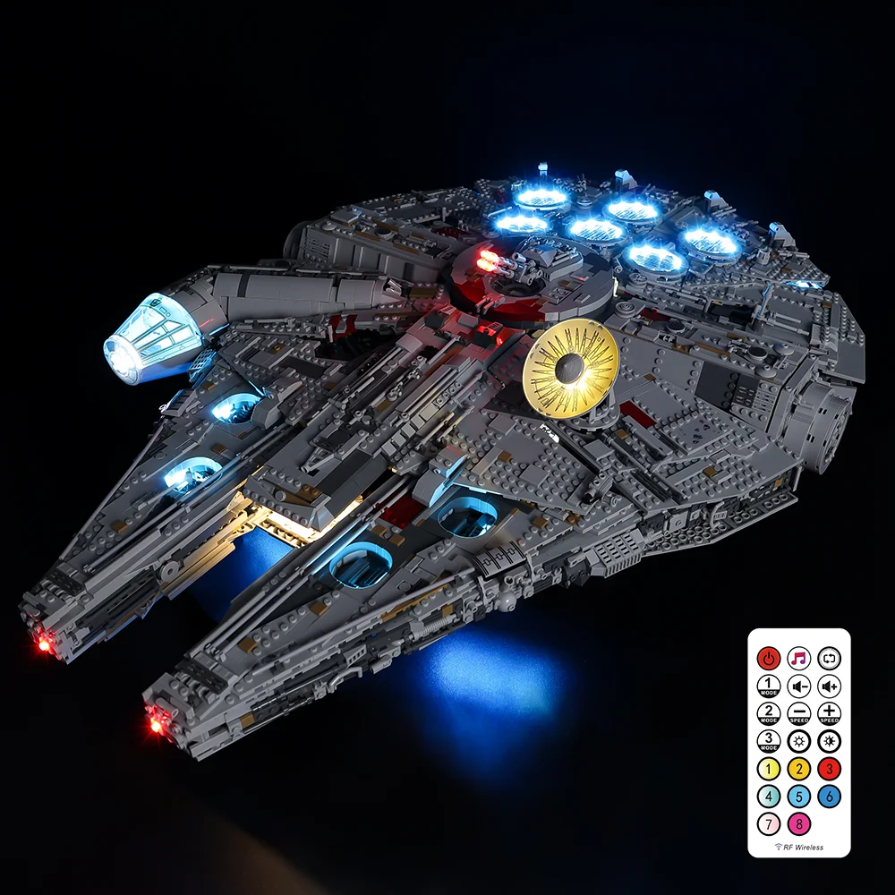 Star Wars Dg005 Falcon Shop Millennium Falcon Lego 75192 Light Kit