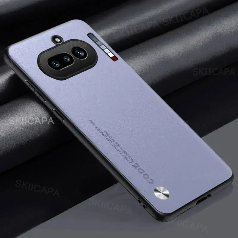 Elegant Leather Matte Silicone Phone Case - Soft Bumper Cover