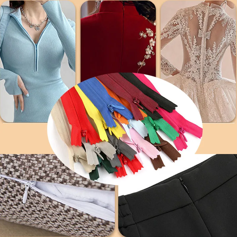 Sewing Invisible Zipper Nylon Nylon Sewing Accessories Bulk Zippers