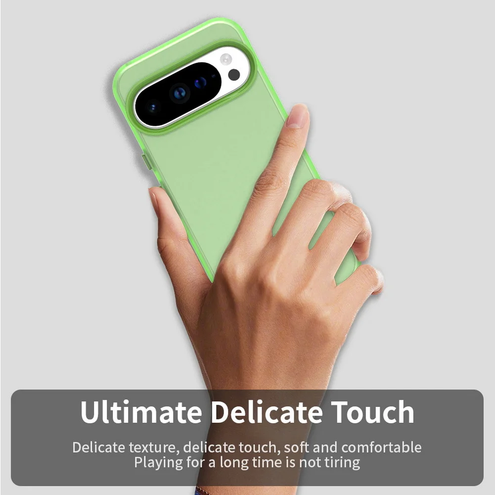 Frosted Translucent Candy Colorful Phone Case with Camera Protection
