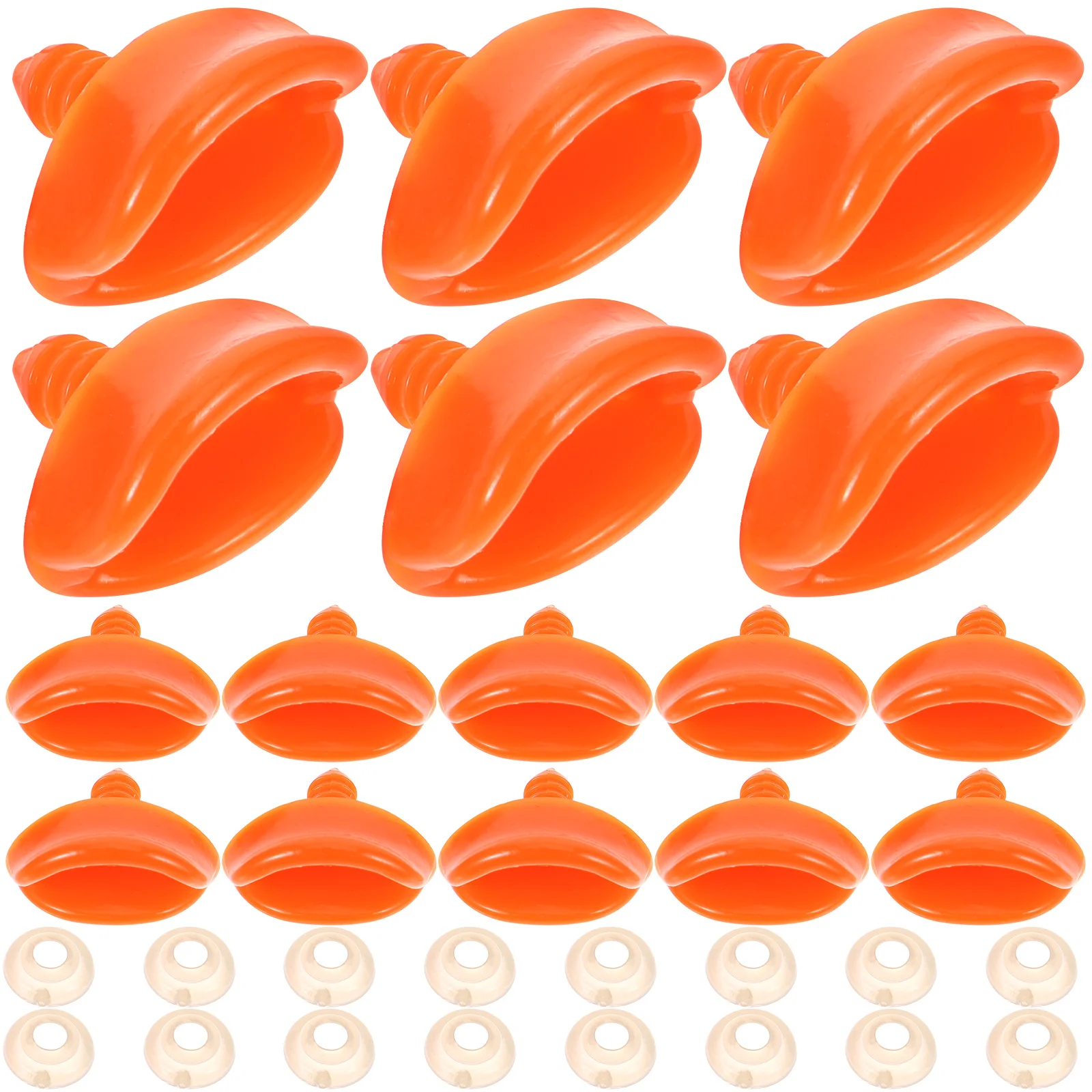 

50 Pcs Beak Mouth Decor for DIY Kit Plush Animals Dollhouses Toy DIT Miniature Kits Stuff