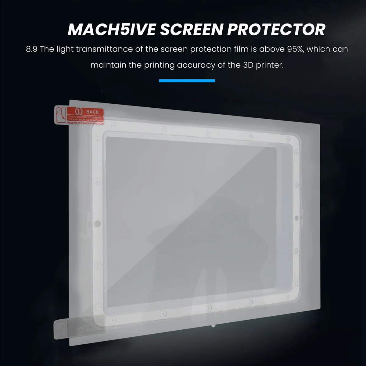

10Pcs LCD Resin 3D Printer Screen Protector, Elegoo Saturn/Saturn S Screen Protector, Mono X 8.9 Inch
