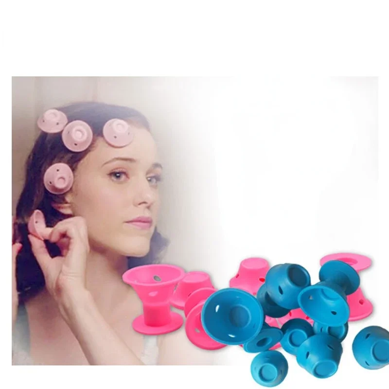 

10/20/set Soft Rubber Magic Hair Care Rollers Silicone Hair Curler No Heat No Clip Hair Curling Styling DIY Tool for Curler Hair