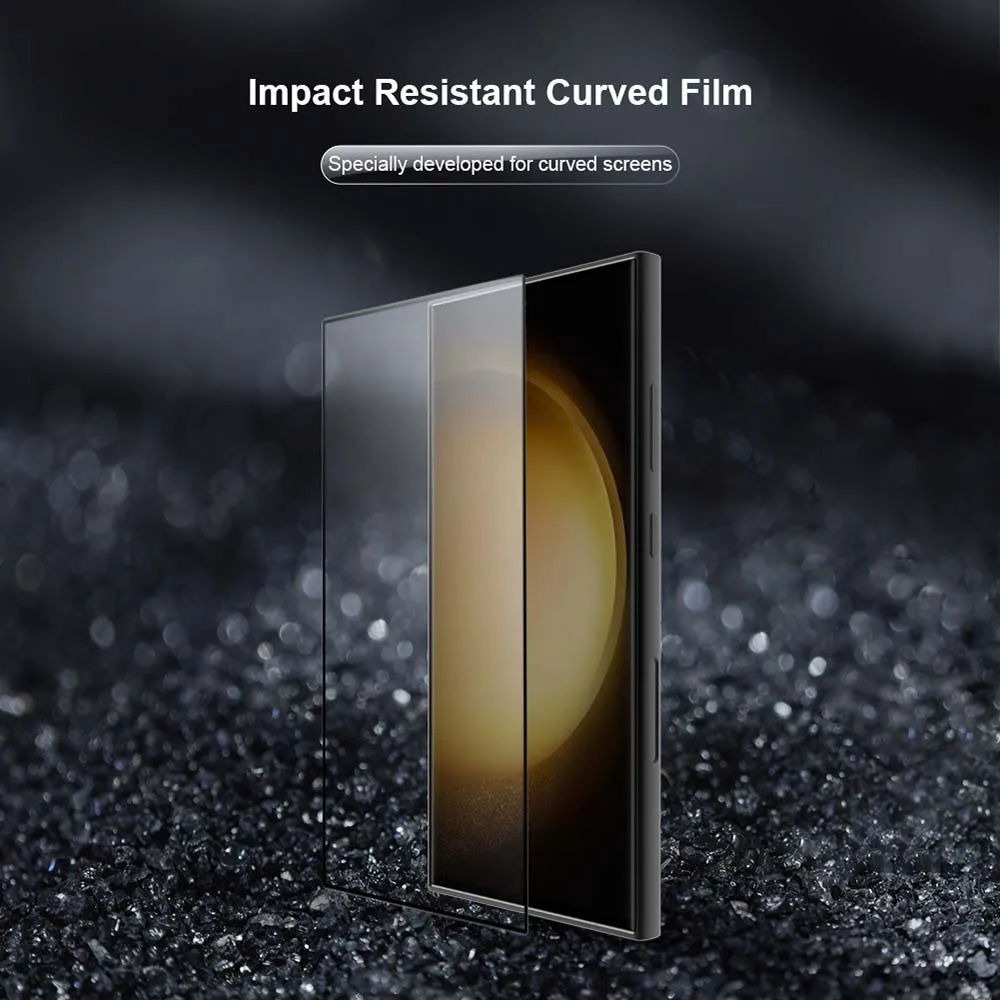 Nillkin 2 Pcs for Samsung Galaxy S24 Ultra, Full Glued Curved Protective Film for S23+ S22 Ultra S22+ S21 Ultra Not glass film