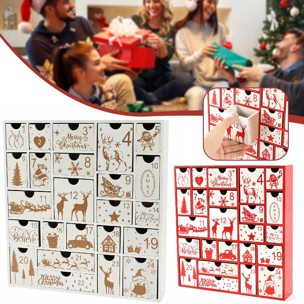 

Christmas Patterns Calendar Box Fine Handiwork Calendar Case For Christmas
