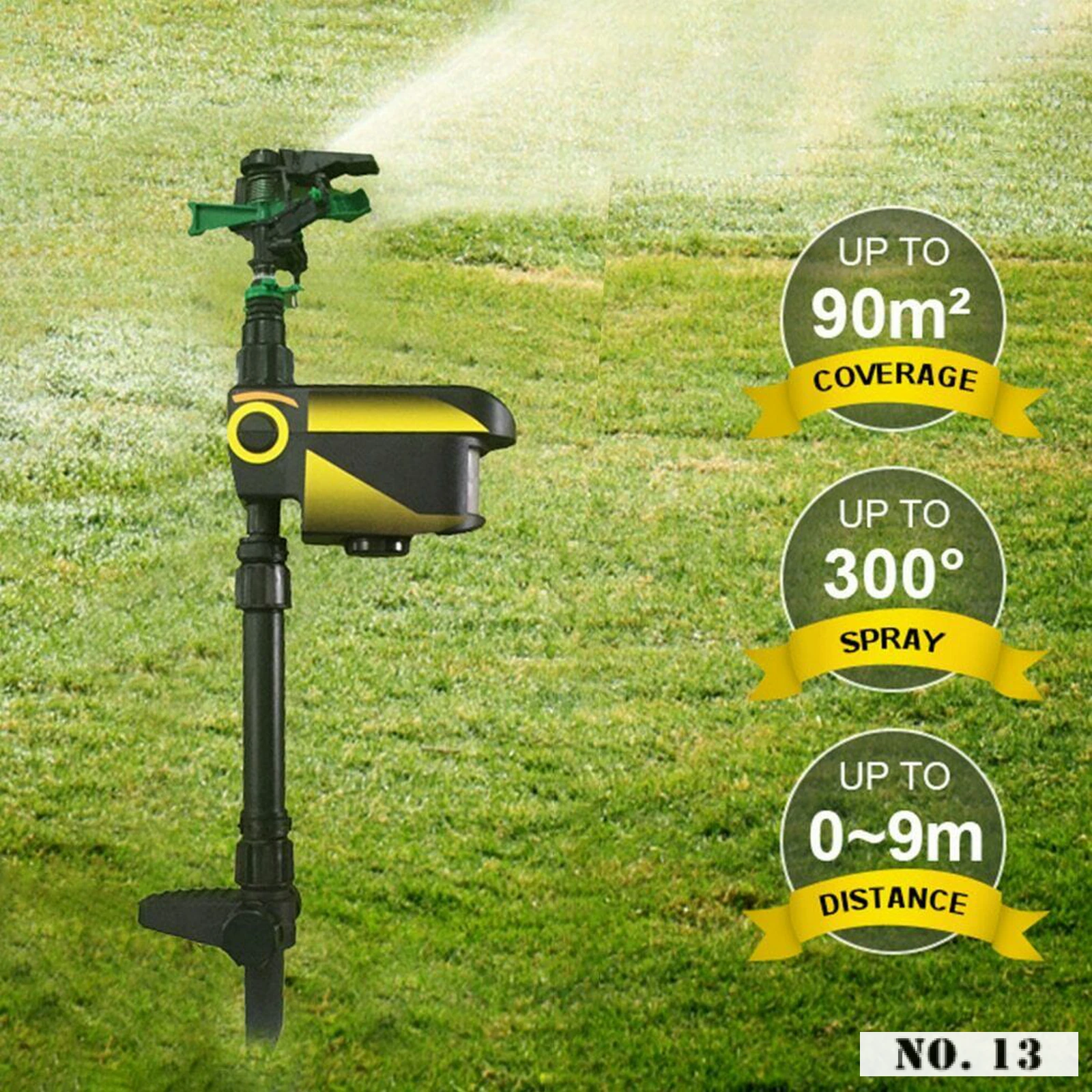 Multifunctional Solar Sprinkler with Animal Repellent Electronic Automatic  Sprinkler + Animal Deterrence Function, Pest Repeller|Garden Water Timers|  - AliExpress