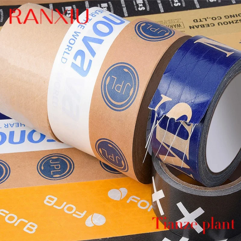 Custom Paper Tape, Printed Kraft Tape, Custom Packaging Tape