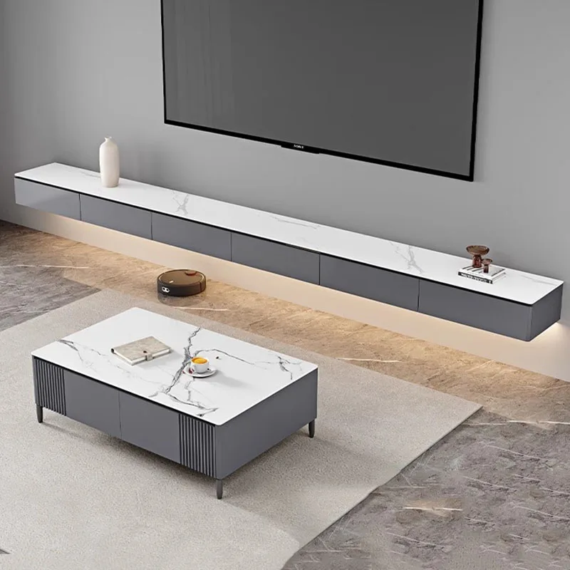 

Стенды для телевизора в скандинавском стиле с выдвижными ящиками