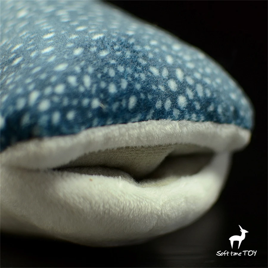 Whale Shark High Fidelity Anime Cute Ocean Plushie Gaint Fish Plush Toys Lifelike Animals Simulation Stuffed Doll Kawai Toy Gift 5
