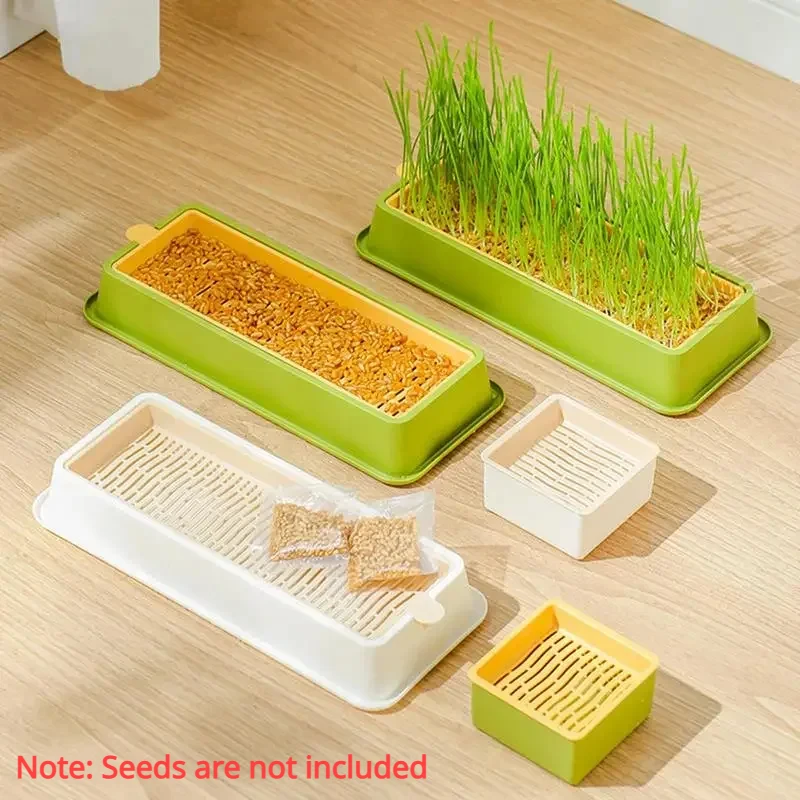 Nursery Tray Seed Germination Tray Cat Grass Growing Set Layered Feline Soilless Convenient Cat Grass Set 4 Styles Pet Supplies Nursery Tray Seed Germination Tray Cat Grass Growing Set Layered Feline Soilless Convenient Cat Grass Set 4 Styles Pet Supplies