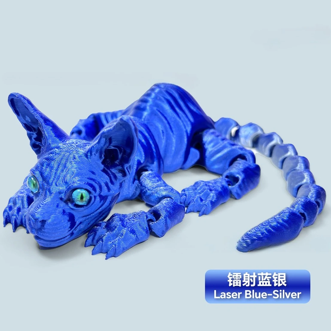 Gato Sphynx Impreso En 3D, Figura Realista Sin Pelo, Lindo Juguete