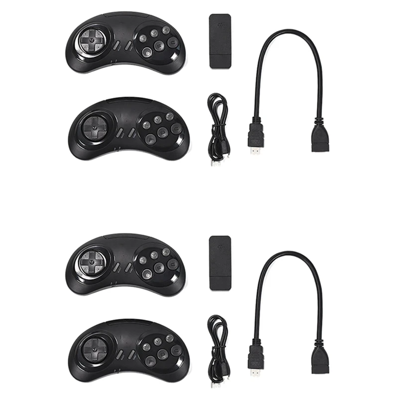 

4-битная Беспроводная игровая консоль MD для Sega Genesis Game Stick HDMI-совместима с 900 + играми для Sega Genesis Mini/Mega Drive