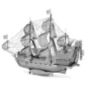 DIY 3D Metal Military ship Puzzle Black Pearl May Flower Destroyer Titanic Ship Assemble Model Jigsaw Kids Toys 1