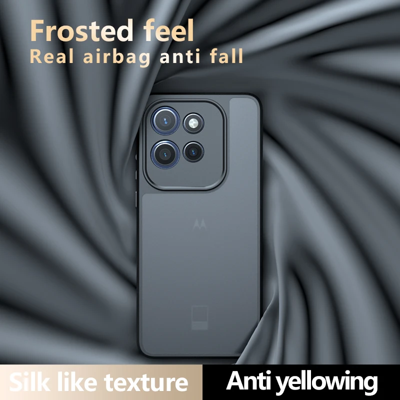 Anti-Drop Frosted TPU & Acrylic Clear Protective Case