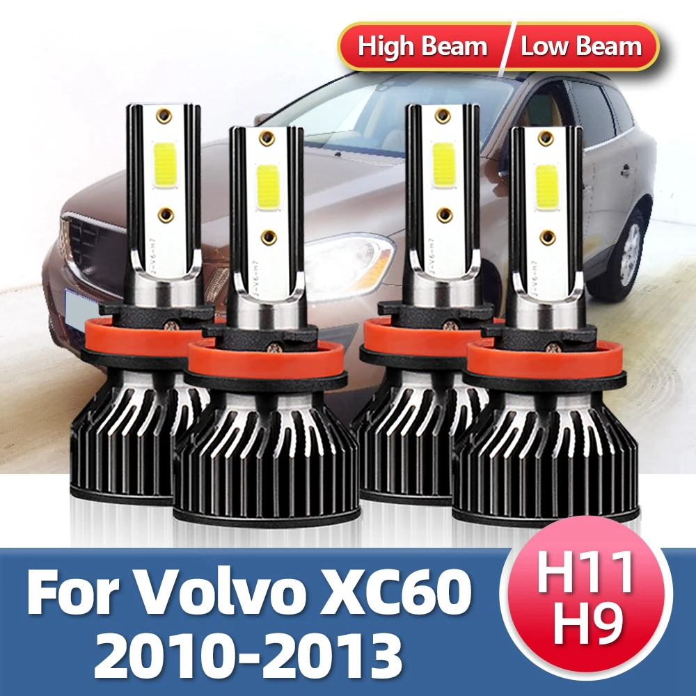

Лампы для передних фар, 2/4 шт., яркие, для Volvo XC60 2010 2011 2012 2013