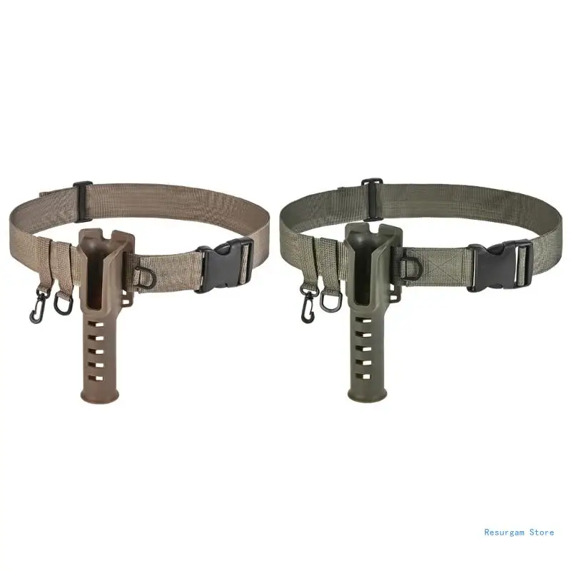 

Fishing Waist Belt Rod Holder Fishing Poles Belt Adjustable Fishing Waist Wading Belts Outdoor Fishing Essential Drop Shipping
