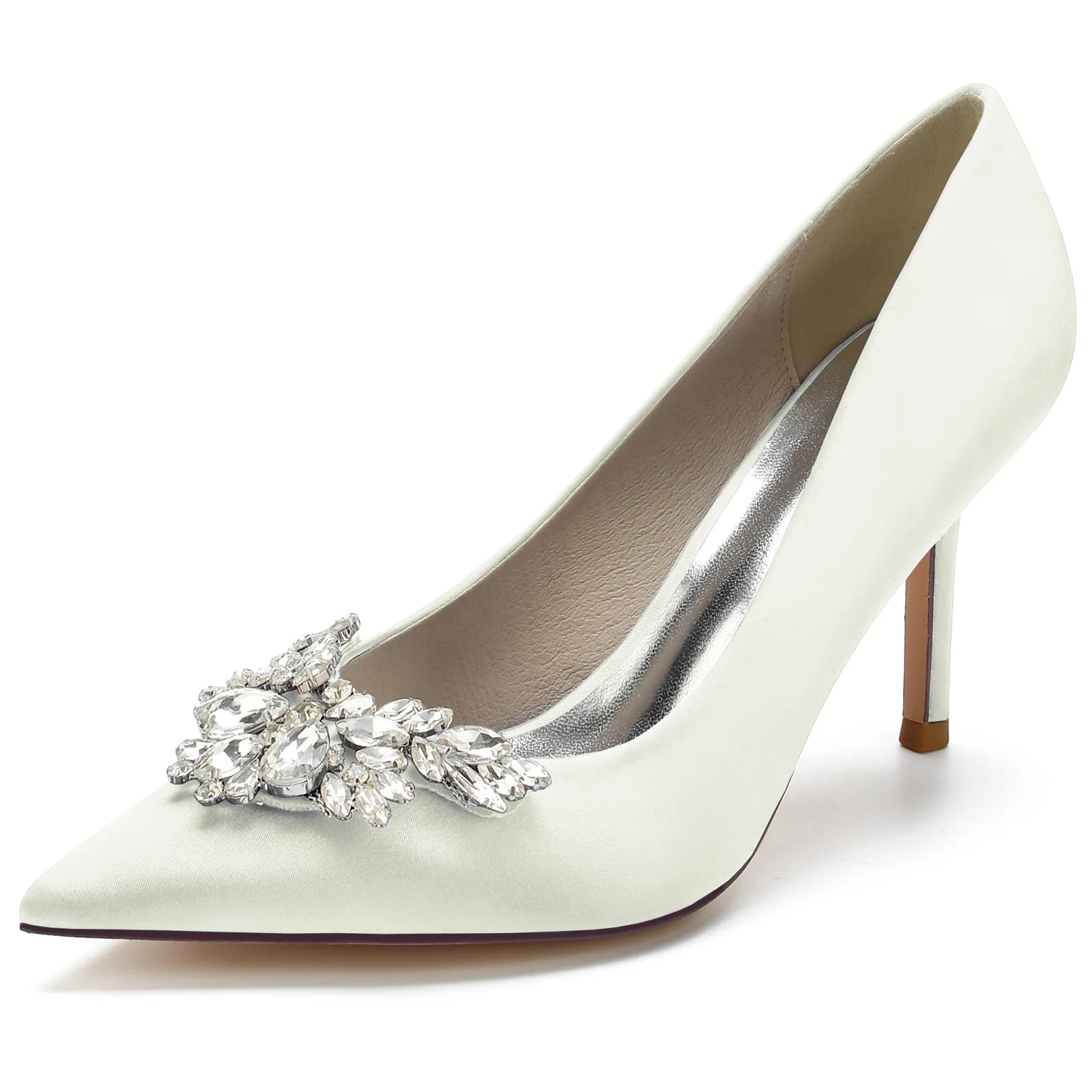 

High-heeled Pointed Fashion Temperament Wedding Shoes Bride Shoes
