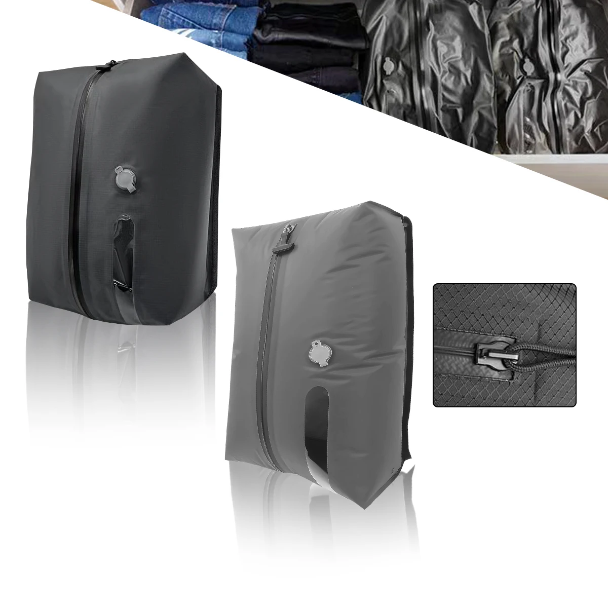 1pcs Black 1pcs grey