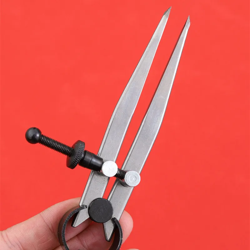 New Durable Adjustable Wing Divider Edge Creaser DIY Sewing Leather Metal Craft Tool leather craft tools,leather sewing tools,leather edge creaser