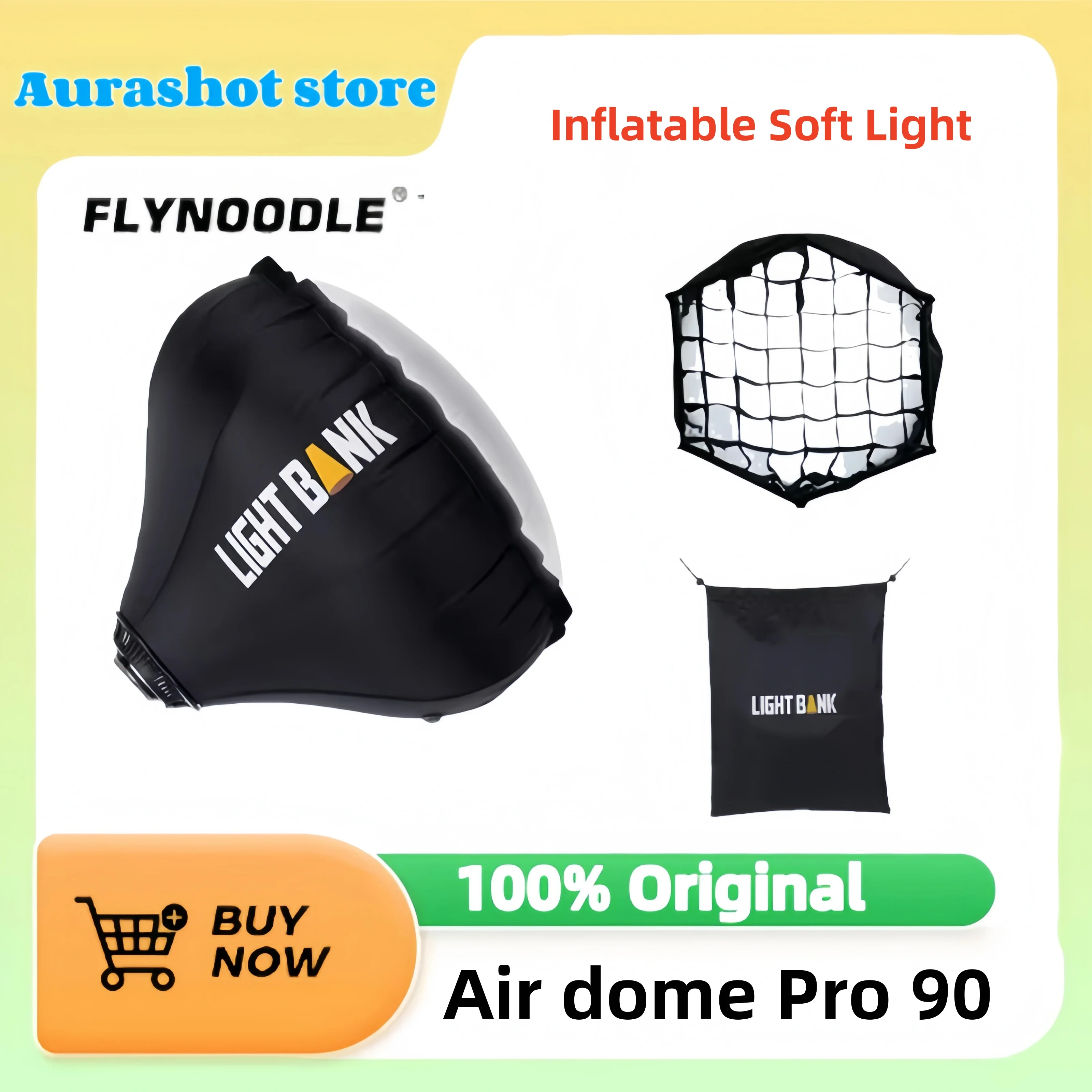 플라이누들 에어돔 프로 90 인플레이터블 소프트박스 보웬스 마운트 딥 파라볼릭..