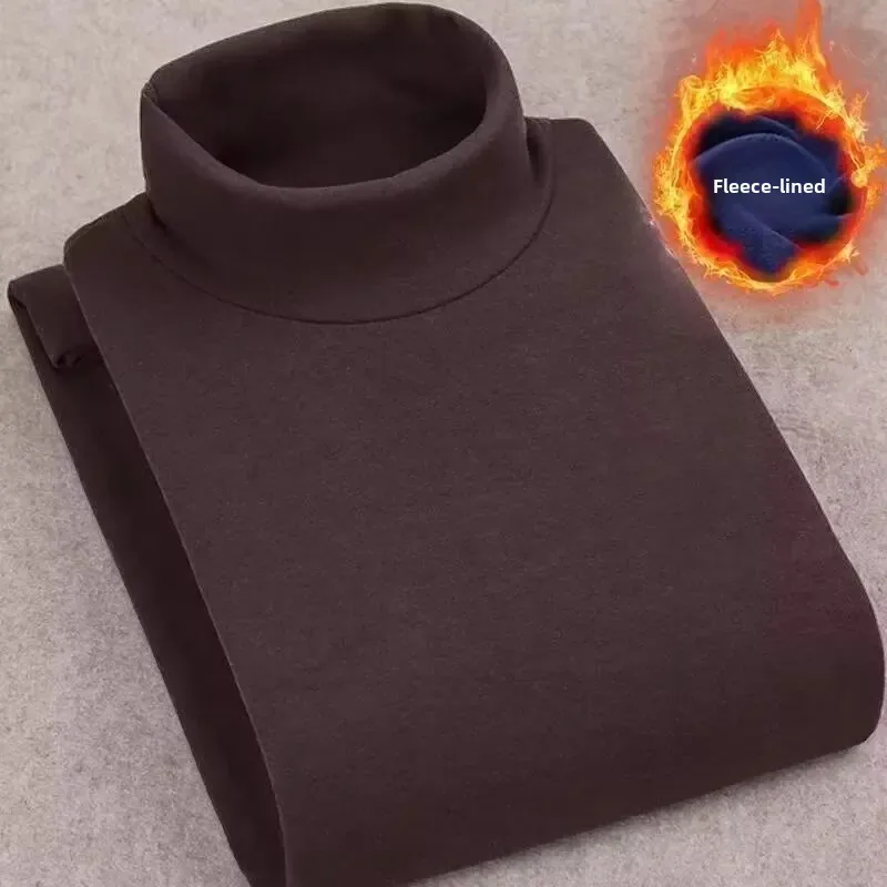 Double-Sided Fleece T-Shirt Wearing Example