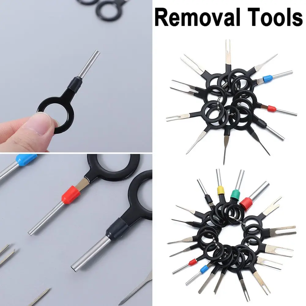 Automotive Plug Terminal Remove Tool Set Key Pin Car Electrical