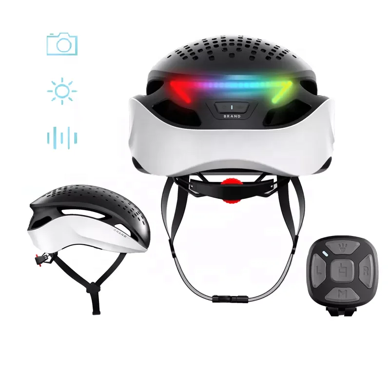 

Relee 2023 Smart Bike Sports BT Music CE Remote Helmets with Led Lighting Camera for MTB Bicycle Cycling Urban Traffic