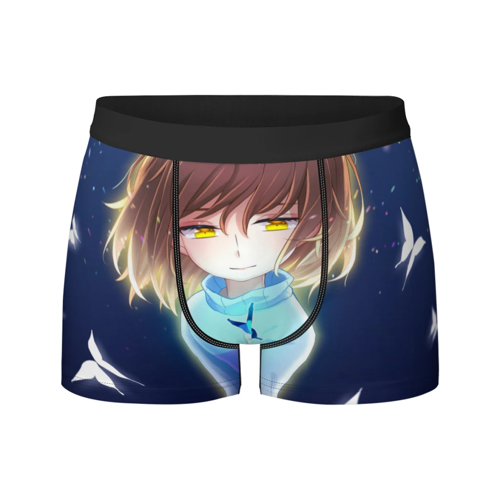 thumbnail image 1 of Calzoncillos tipo bóxer de seda transpirables Undertale, elásticos, para hombre, 3D, 1 of 5