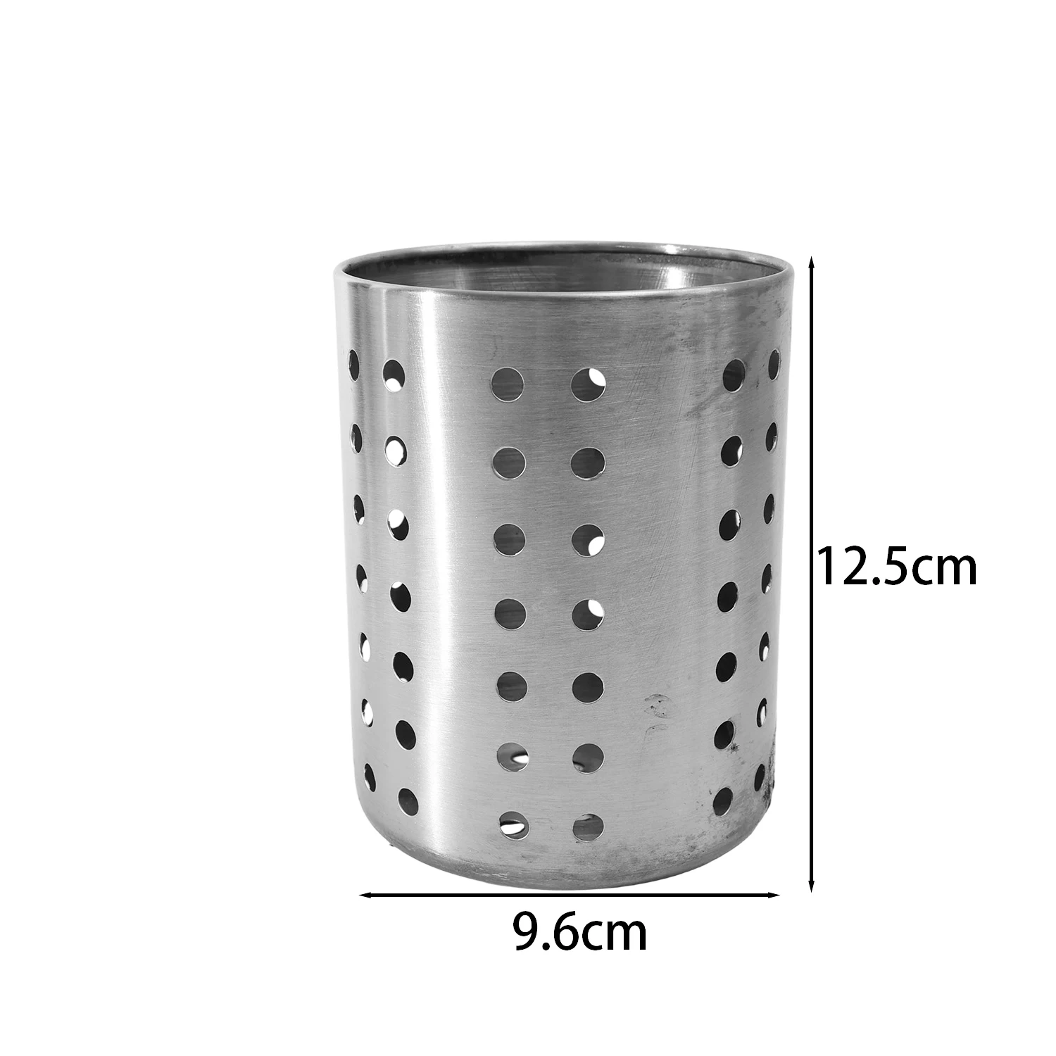 Soporte para cubiertos de acero inoxidable, escurridor de cocina, restaurante, cuchara, caja de almacenamiento de palillos, organizador, contenedor de escritorio de gran capacidad