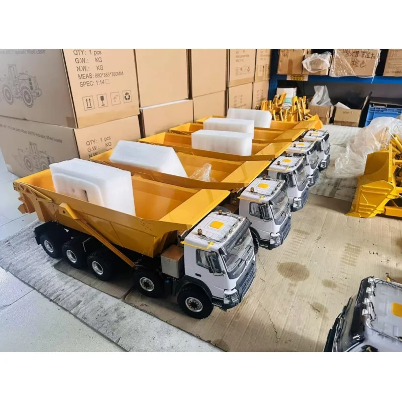 その他 Rc dump New JDM 219 10*10 Hydraulic Mining RC Dumper Truck Radio