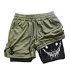 Berserk Men's Sports Shorts 2 in 1, Quick-drying Running Shorts, Gym and Fitness Training Double-layer Shorts for Men 3