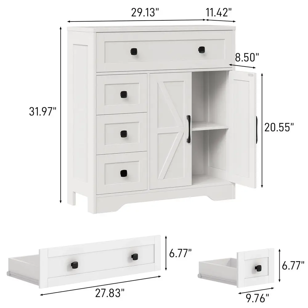 Farmhouse Storage Cabinet 1