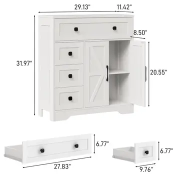 Farmhouse Storage Cabinet 1