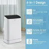Portable 15000 BTU Air Conditioner with Heat Dehumidifier 4-in-1 Unit 800 Sq.Ft Rooms Auto Swing Timer Efficient Cooling & 3