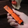 Halloween Limited Edition ULTRATECH MICRO ULTRA TECH EDC Tactical Gear Deep Carving CNC Aluminum Orange Anodization Handle 3