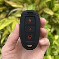 Black with red