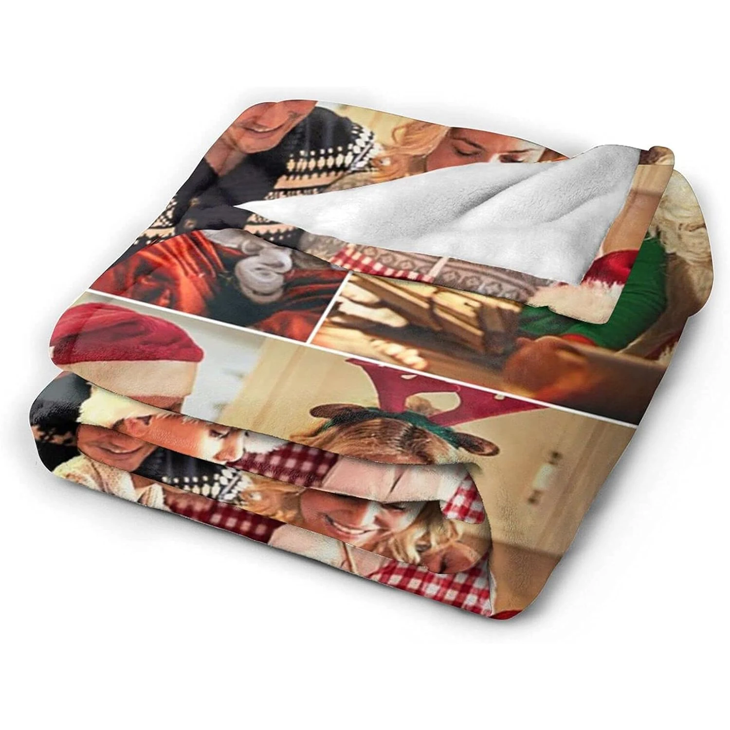 Customized Blanket with Photo Text Customized Blanket Adult Children's Birthday Christmas Halloween Personalized Flannel Blanket 5