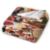 Customized Blanket with Photo Text Customized Blanket Adult Children's Birthday Christmas Halloween Personalized Flannel Blanket 5
