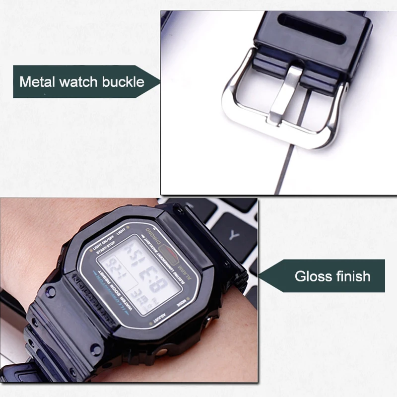 Transparente Harz Sport Armband Lünette für Casio G-SHOCK DW-5600 