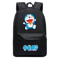 Doraemon Schoolbag Fashion Cartoon Backpack Blue Fatty Backpack Boy Girl Travel Storage Bag Student Computer Storage Bag handbag 1
