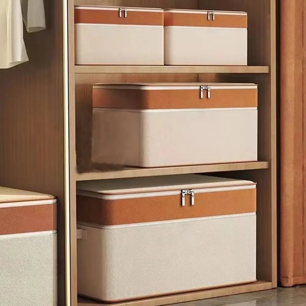 Foldable Storage Bags Underwear Socks Storage Container Home Large Capacity for Wardrobe Clothing Storage Box 3